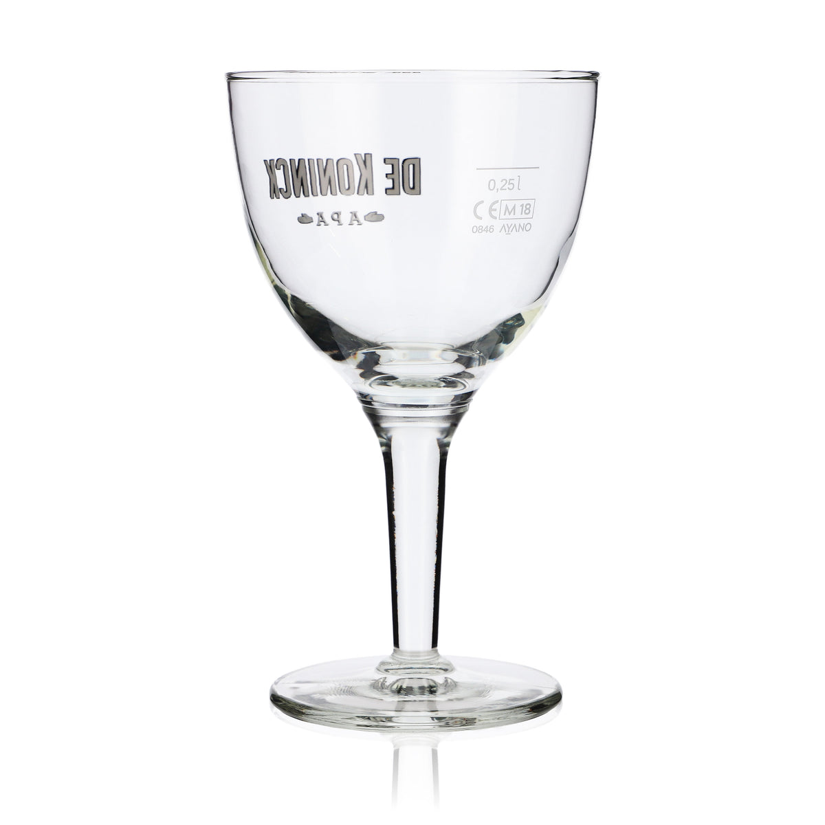 Verre à bière De Koninck Verre à bière en forme de coupe Verres à bière Verre à bière 0,25 l Verre à bière artisanale – Vue 3