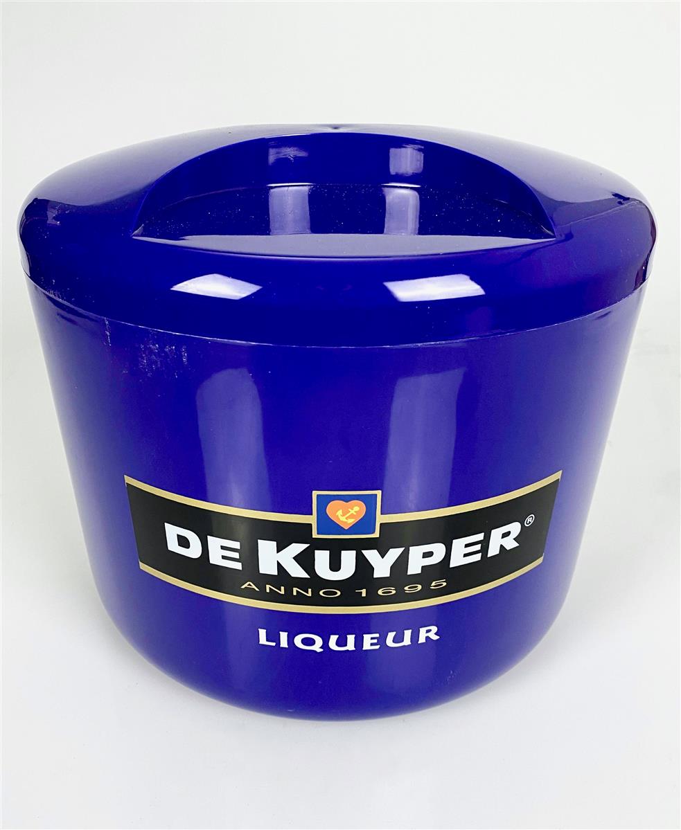 Bac à glaçons De Kuyper pour liqueurs, refroidisseur de bouteilles, bac à glace avec couvercle, bleu – Vue 2