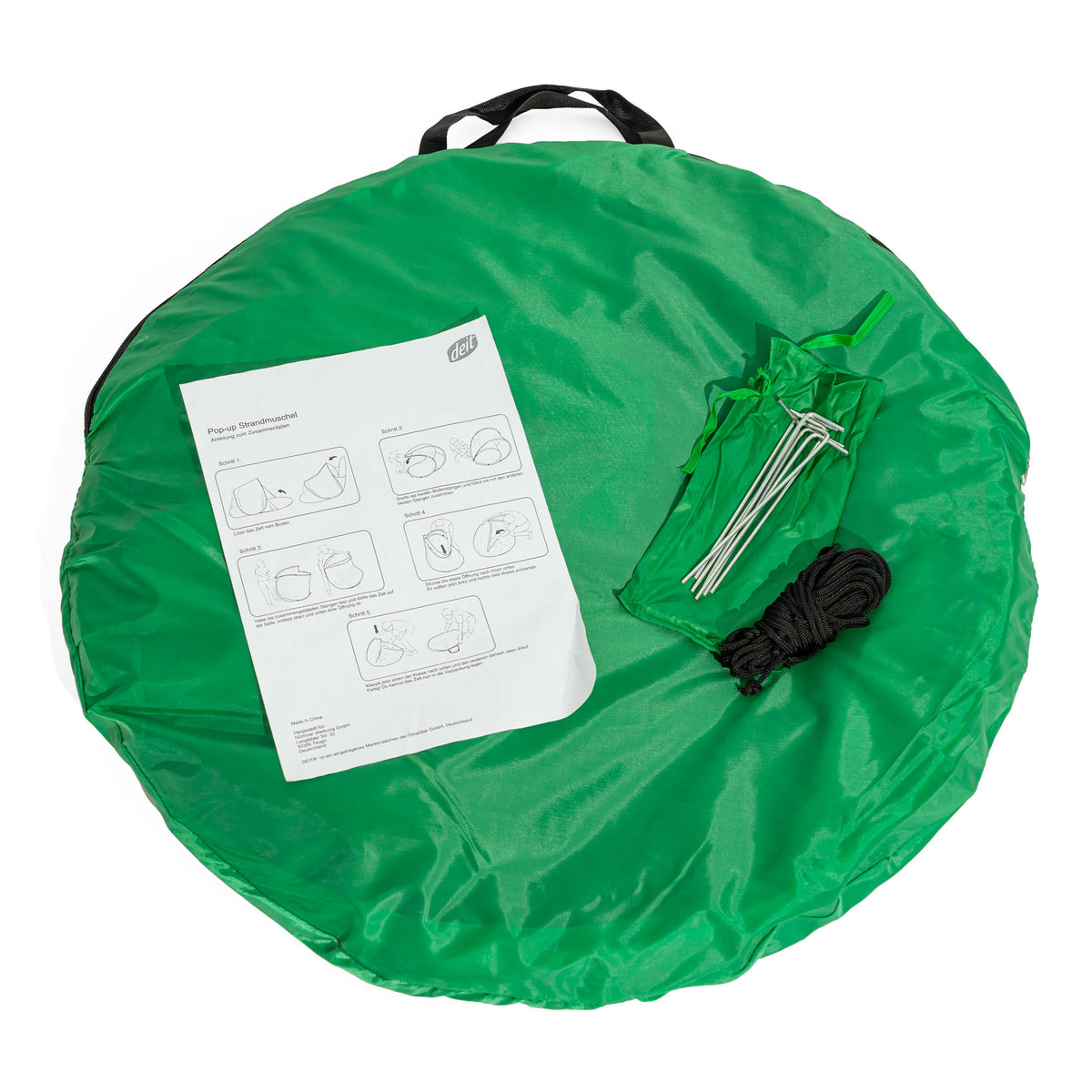 Tente de plage Deit Softdrink pour le camping en plein air, verte – Vue 5