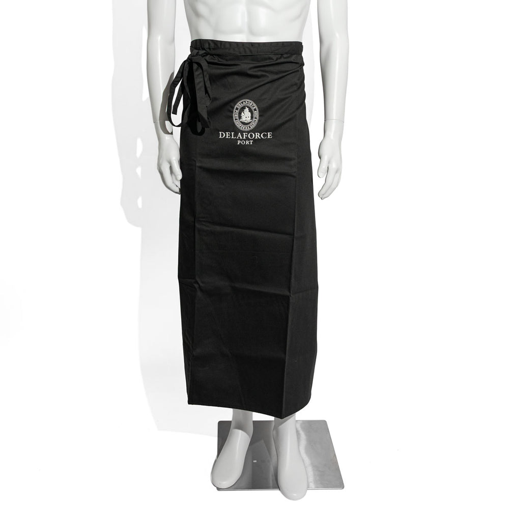 Tablier de bistrot Delaforce Porto Tablier de service noir, modèle long