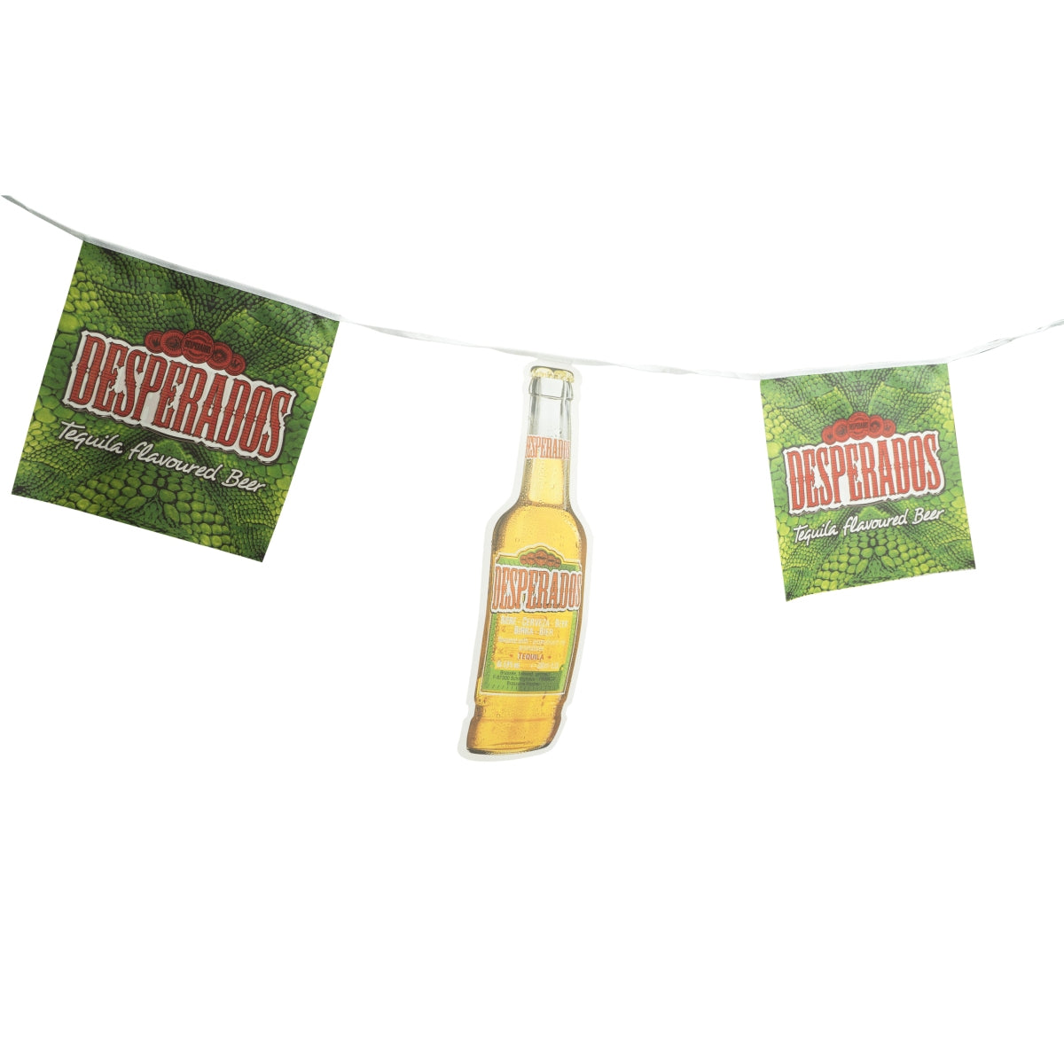 Guirlande en papier Desperados, verte avec bouteilles, décoration murale pour fête, panneau – Vue 3