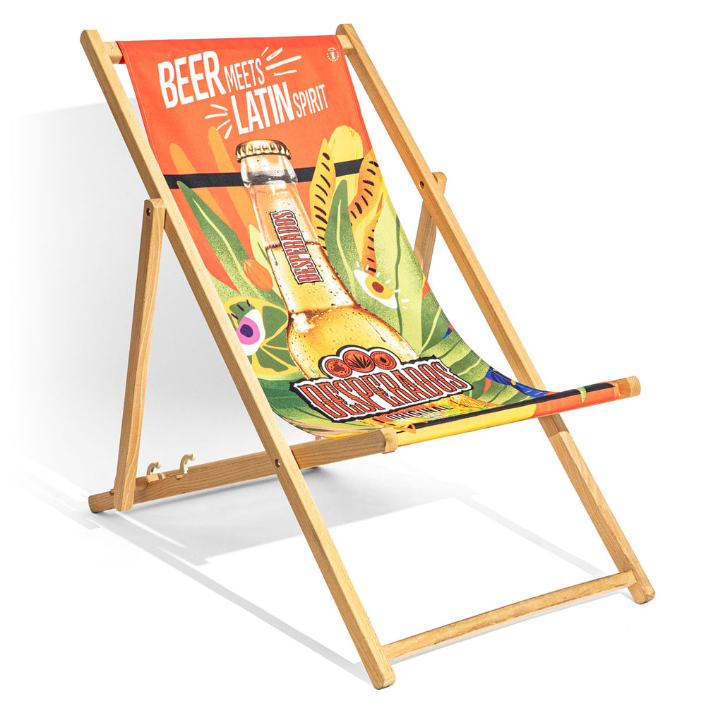 Desperados Chaise longue Beach Chair Chaise pliante Bar de plage Mobilier de salon d'extérieur