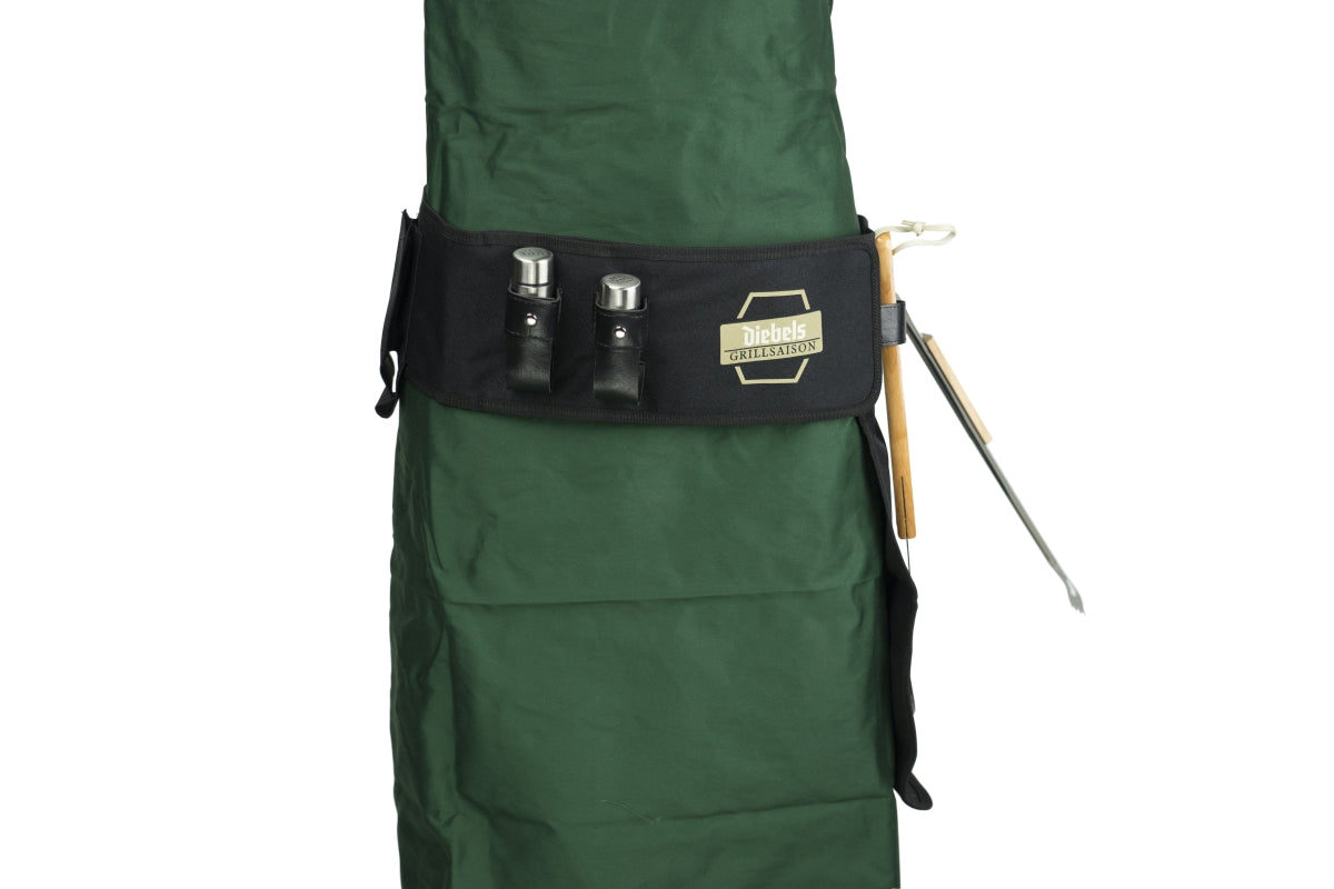 Ensemble barbecue Diebels Tablier à bavette longue Ceinture Pince Salière/poivrière BBQ Cuisinier – Vue 5