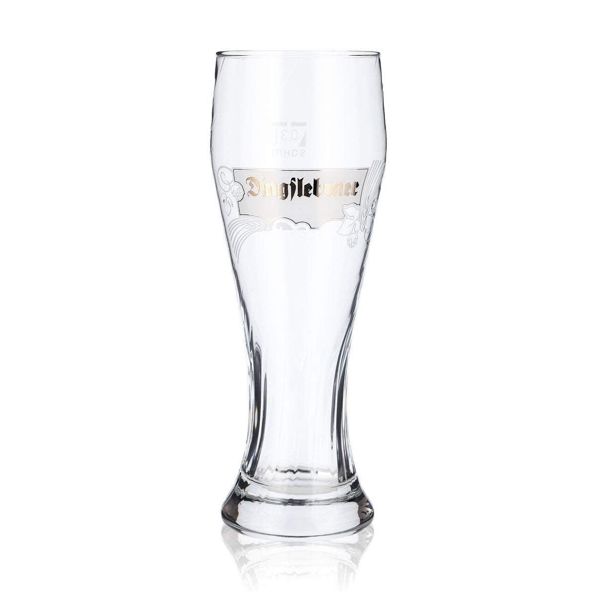Verre à bière Dingslebener Verre à bière blanche Verres à bière Verres 0,3 l Relief