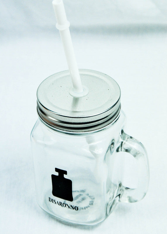 Disaronno Amaretto Mason Jar Verre / Verres Verre à liqueur avec couvercle – Vue 3