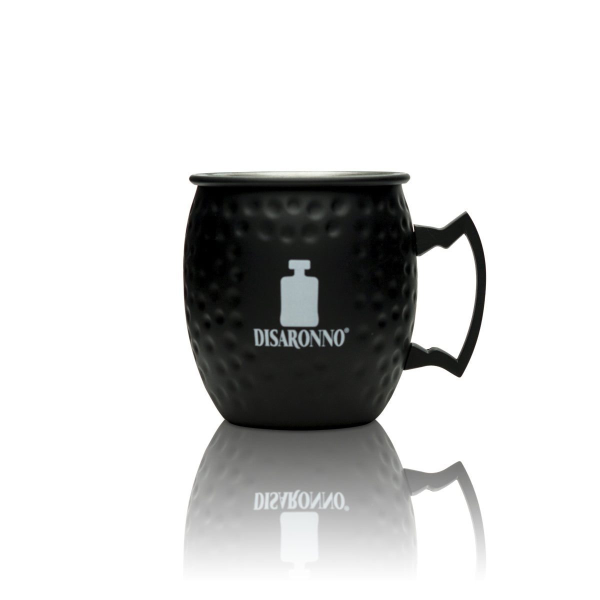 6x mug Disaronno Mule en verre 0,4 l, acier inoxydable, verre noir en relief, mug Moscow Gin – Vue 2