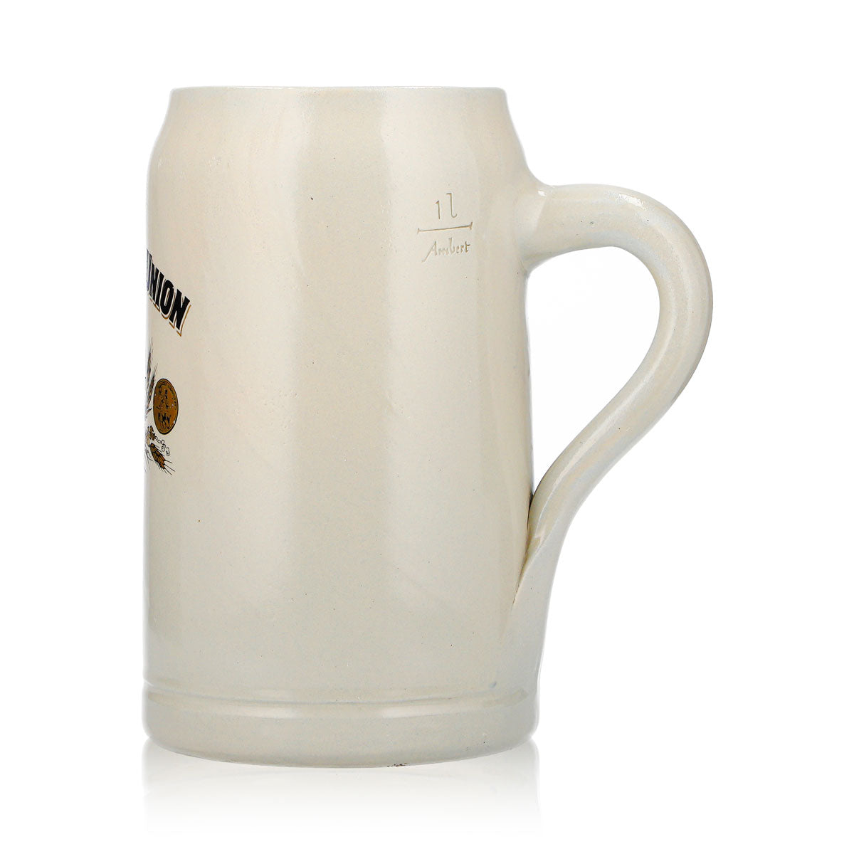 Verre à bière Union de Dortmund, chope en terre cuite, chope d'un litre, chope à bière en terre cuite, Seidel, Humpen – Vue 6