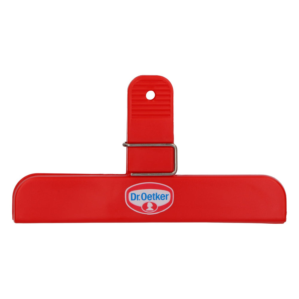 Dr. Oetker - Clips de fermeture pour sachets alimentaires, rouges