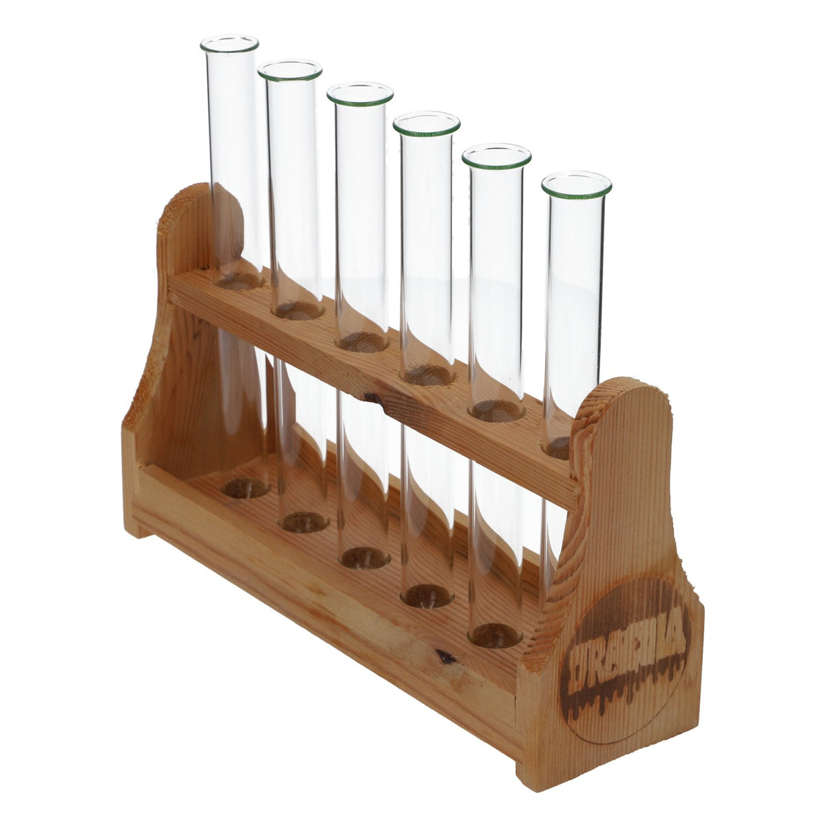 Set de 6 verres à shot Dracula avec support en bois – Vue 2