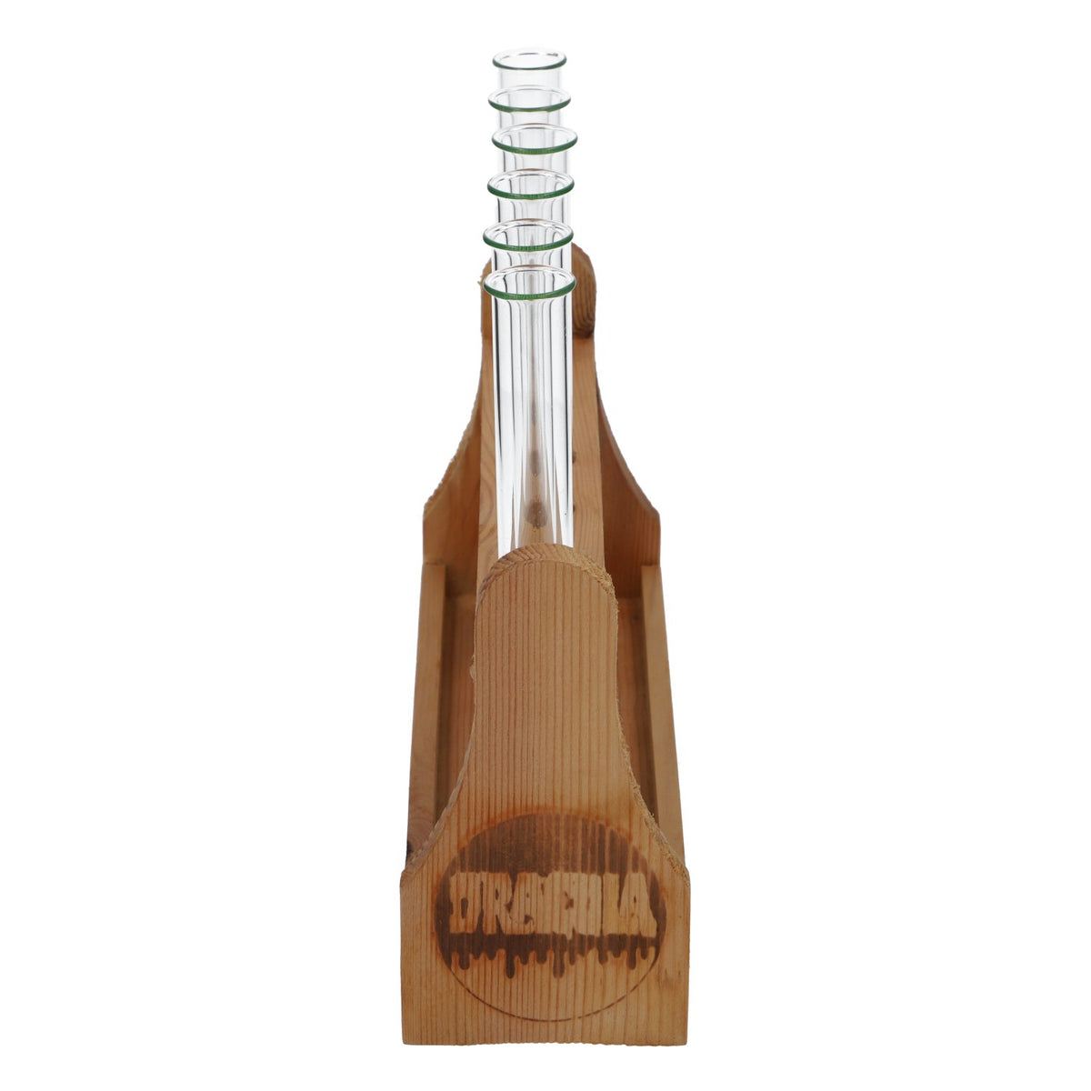 Set de 6 verres à shot Dracula avec support en bois – Vue 3