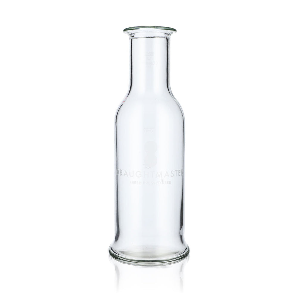 Draughtmaster Carafe à bière 1,0 l Verres à bière Verseur Verre à bière Purity