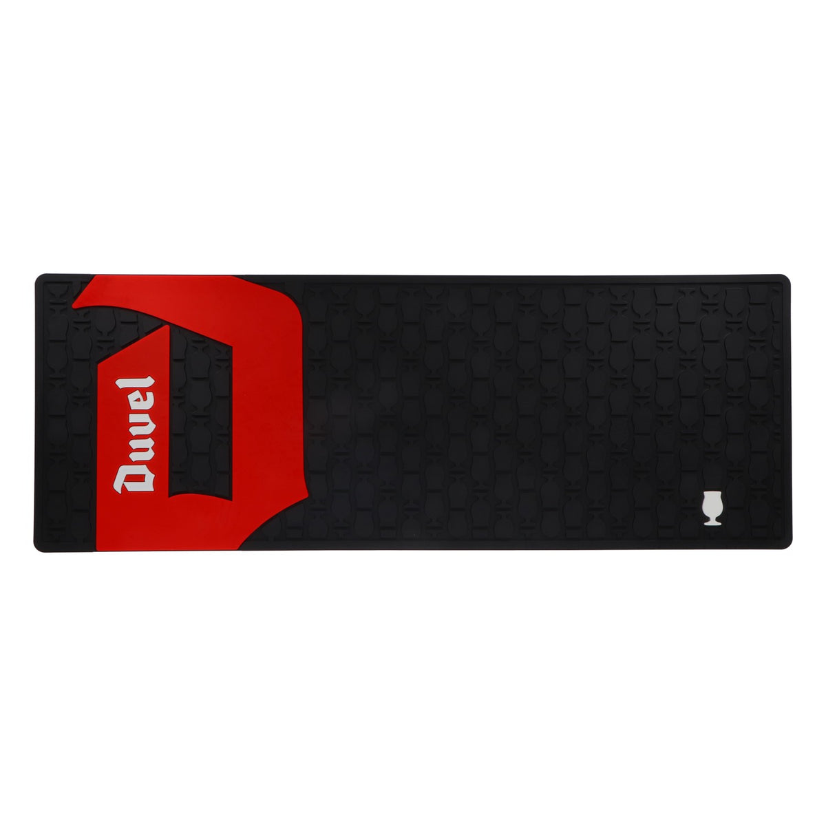 Sous-verre à bière Duvel Tapis de bar Tapis égouttoir Accessoires de bar  Noir 60 x 22 cm