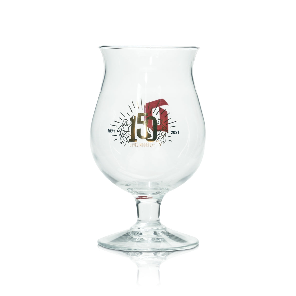 Verre à bière Duvel 150 ans édition spéciale collectionneur 0,4 l verres ballon anniversaire – Vue 2