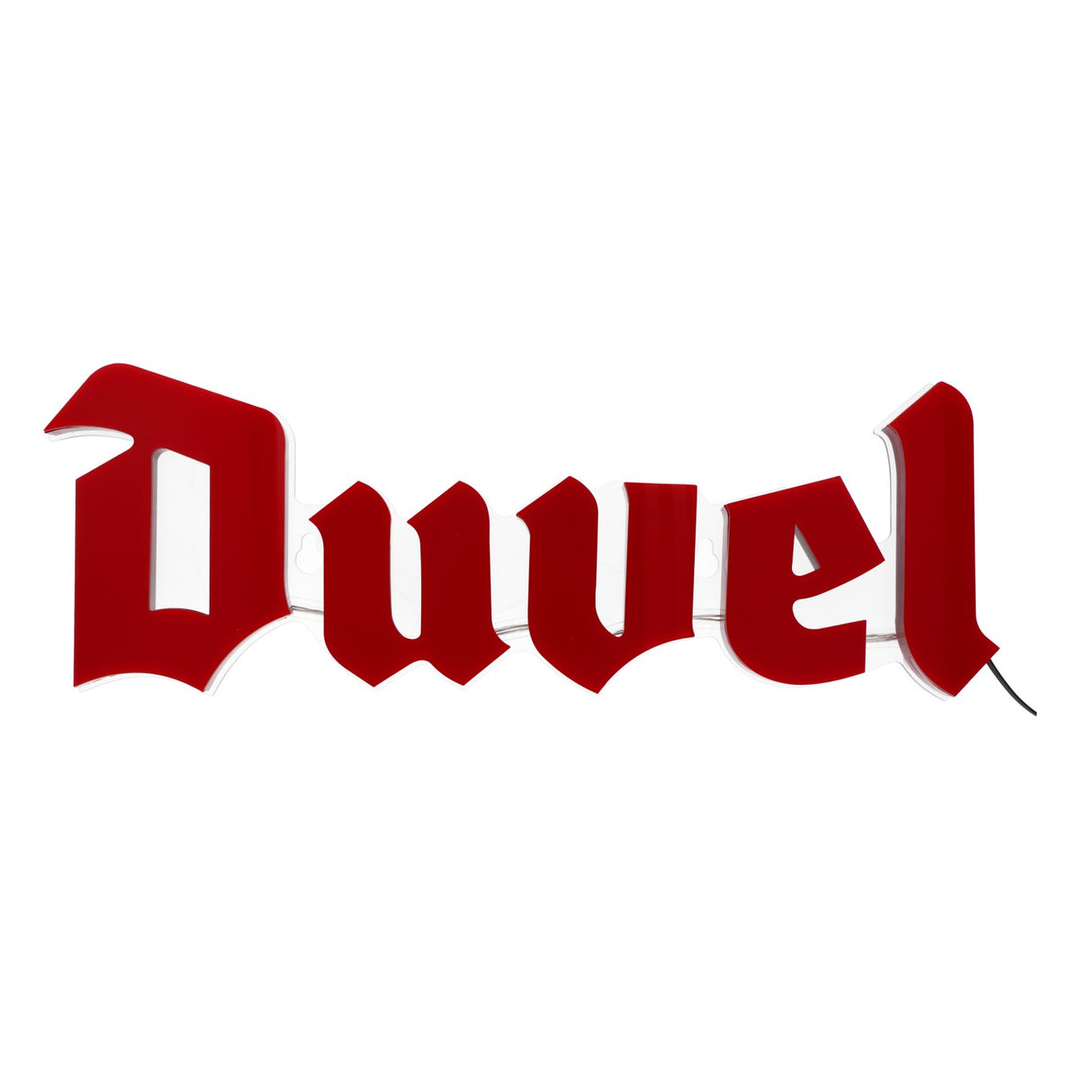Enseigne lumineuse LED Duvel Bière Enseigne lumineuse avec bloc d'alimentation « Duvel » – Vue 2