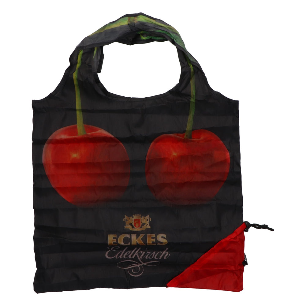 Sac à liqueur Eckes, sac de courses pliable, neuf, en tissu mélangé, noir