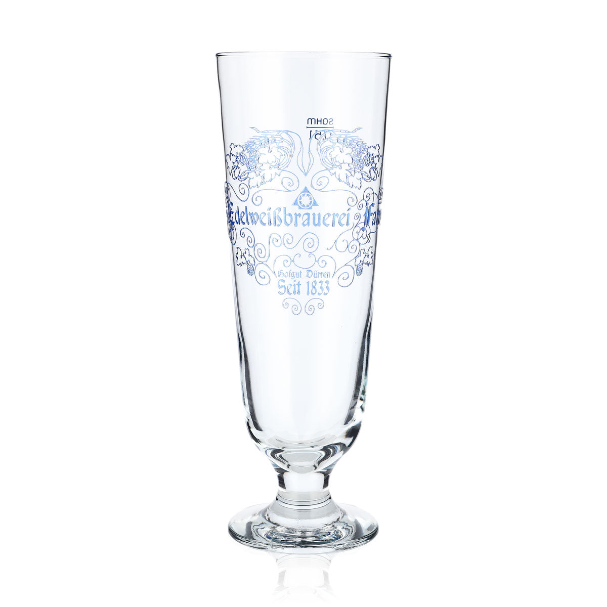 Bière Edelweißbrauerei Verre Verres à bière 0,5 l Verres à bière Pokal Sahm Antik
