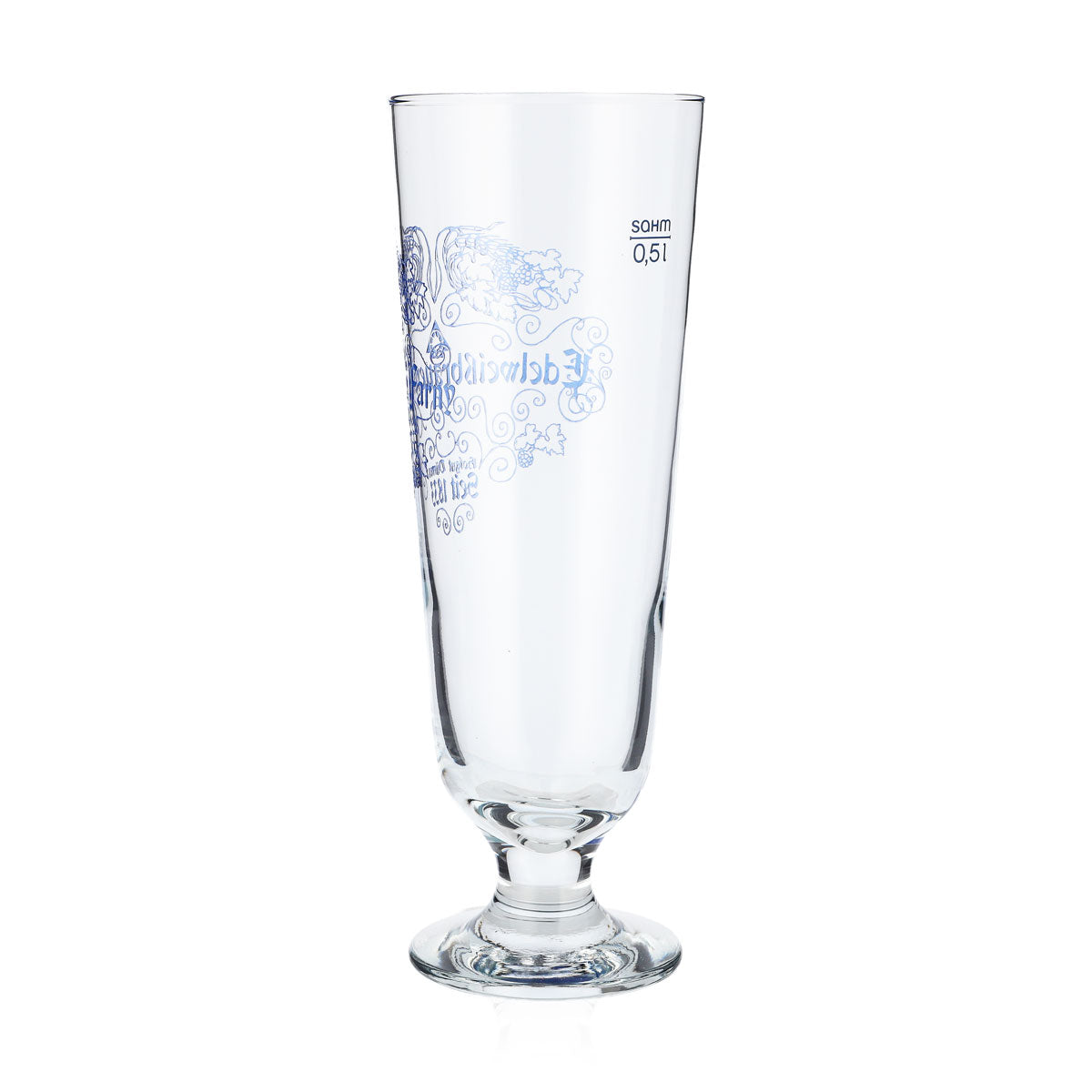 Bière Edelweißbrauerei Verre Verres à bière 0,5 l Verres à bière Pokal Sahm Antik – Vue 3