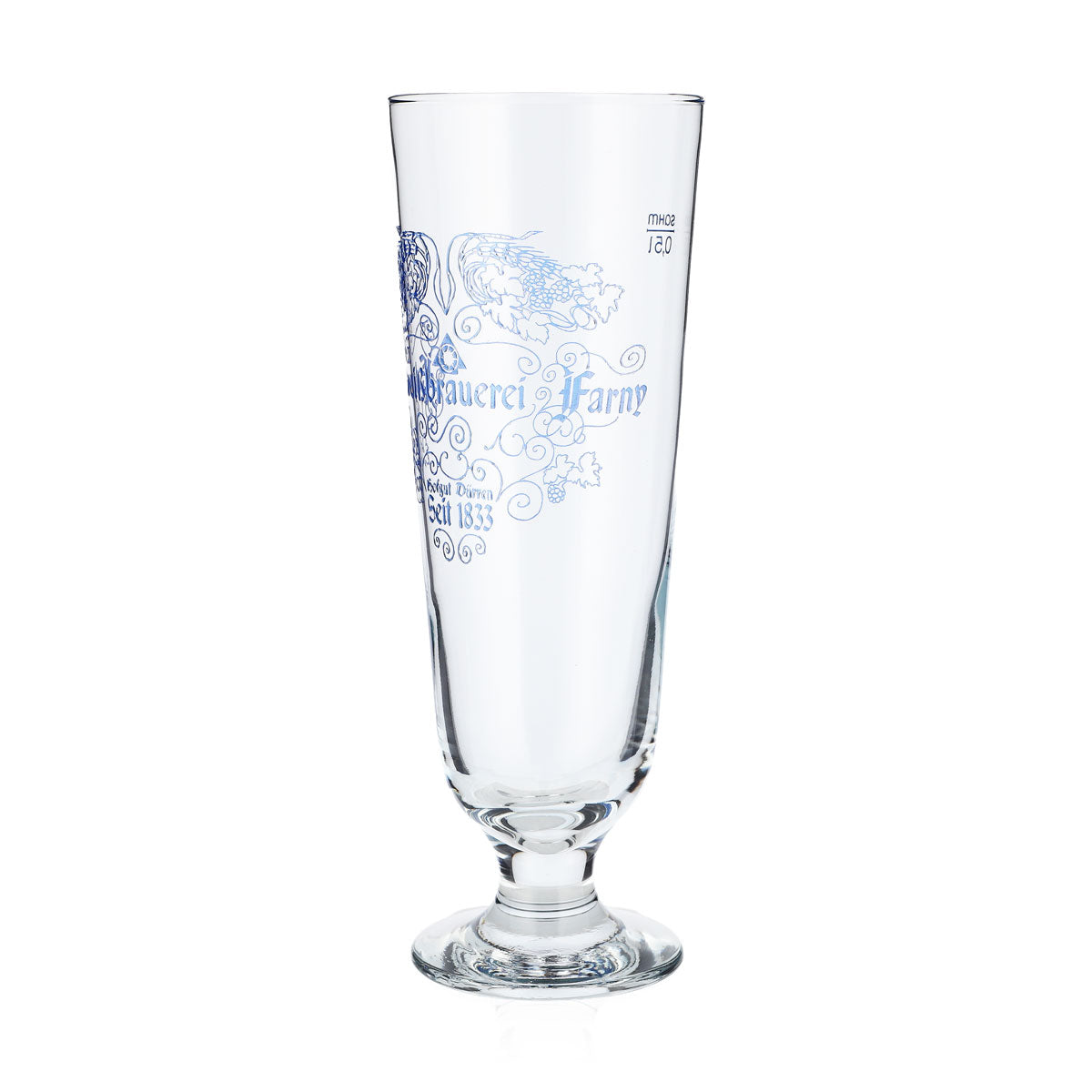 Bière Edelweißbrauerei Verre Verres à bière 0,5 l Verres à bière Pokal Sahm Antik – Vue 4