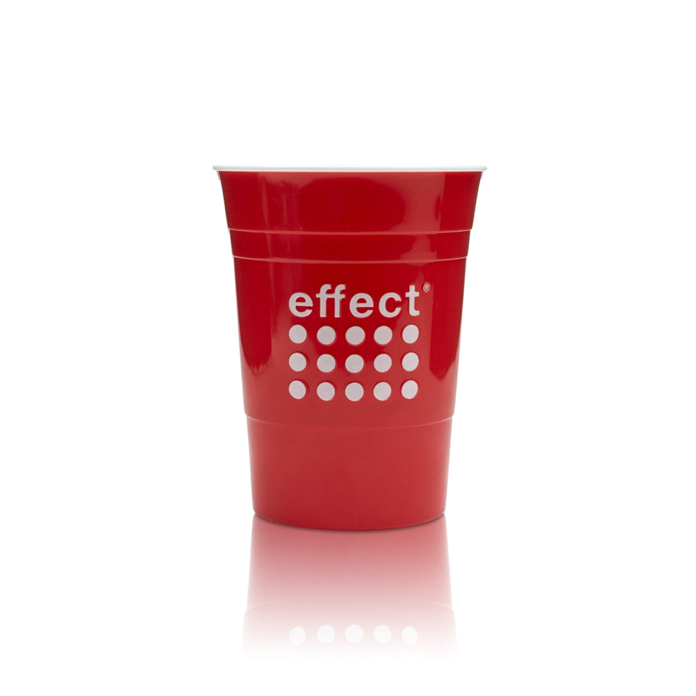 Effect Gobelet 0,3 l réutilisable Red Cup Verres en plastique Beer Pong Verre en plastique
