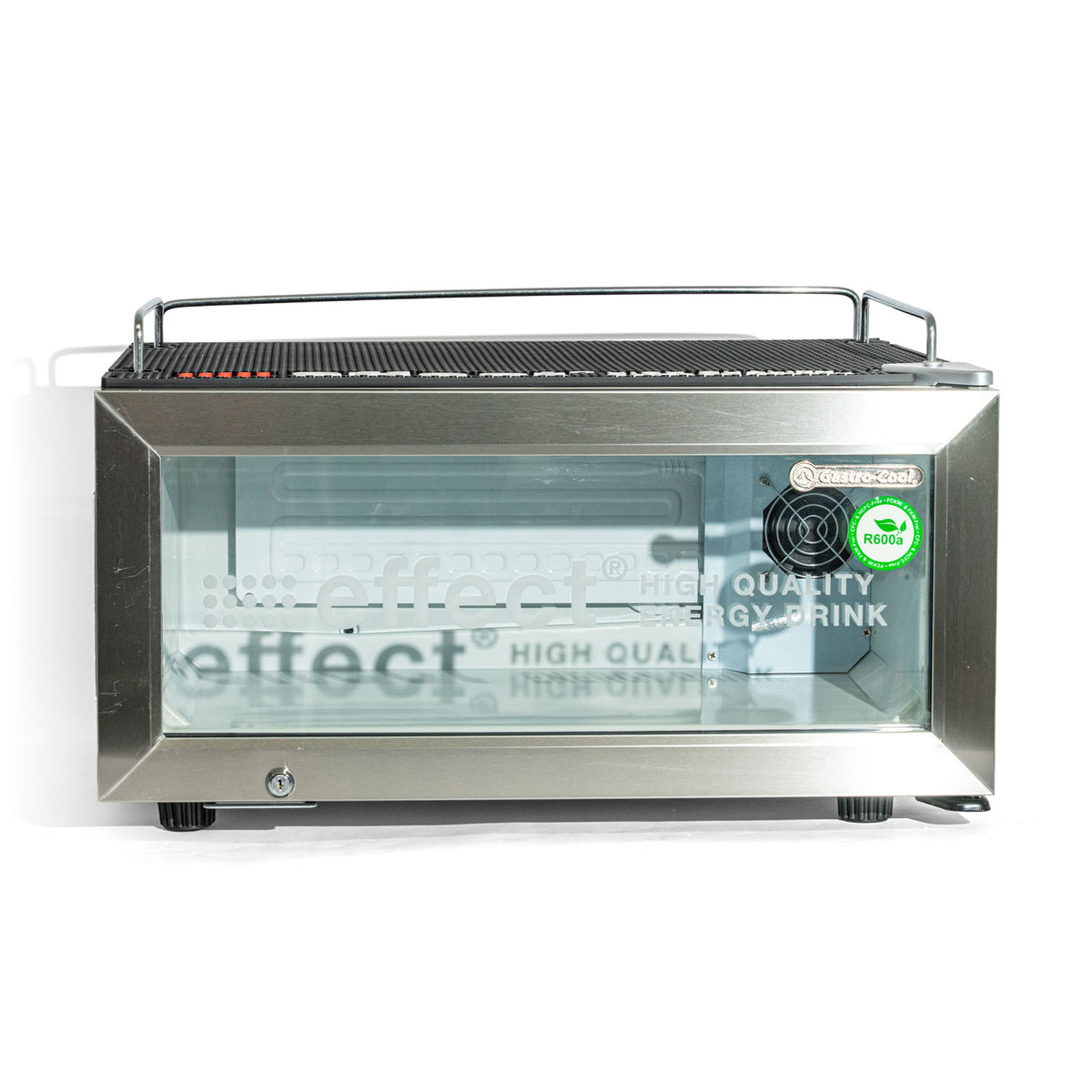 Effect Energy Réfrigérateur Mini Fridge Réfrigérateur à porte vitrée 30x60x48cm Mini Cooler – Vue 2