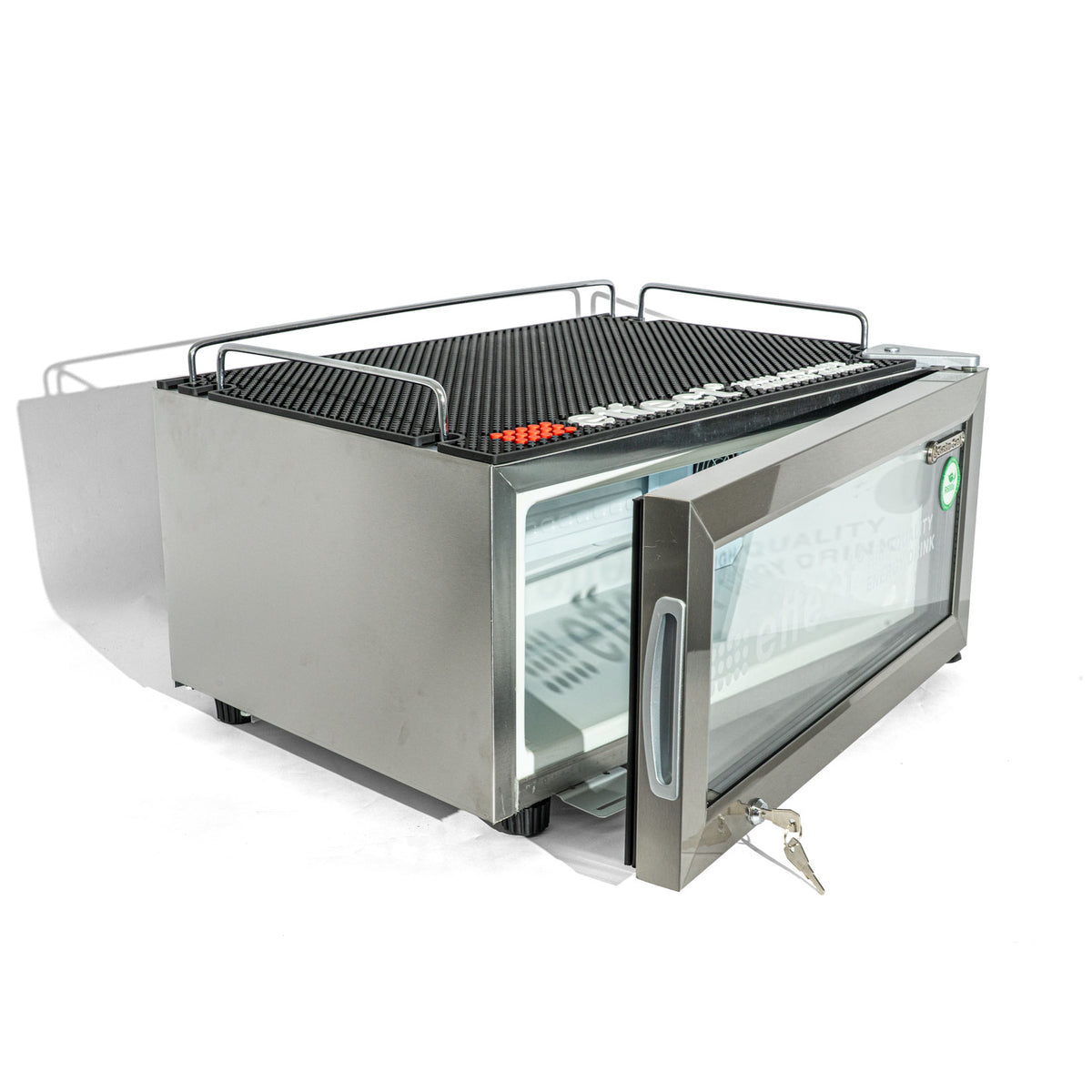 Effect Energy Réfrigérateur Mini Fridge Réfrigérateur à porte vitrée 30x60x48cm Mini Cooler – Vue 7