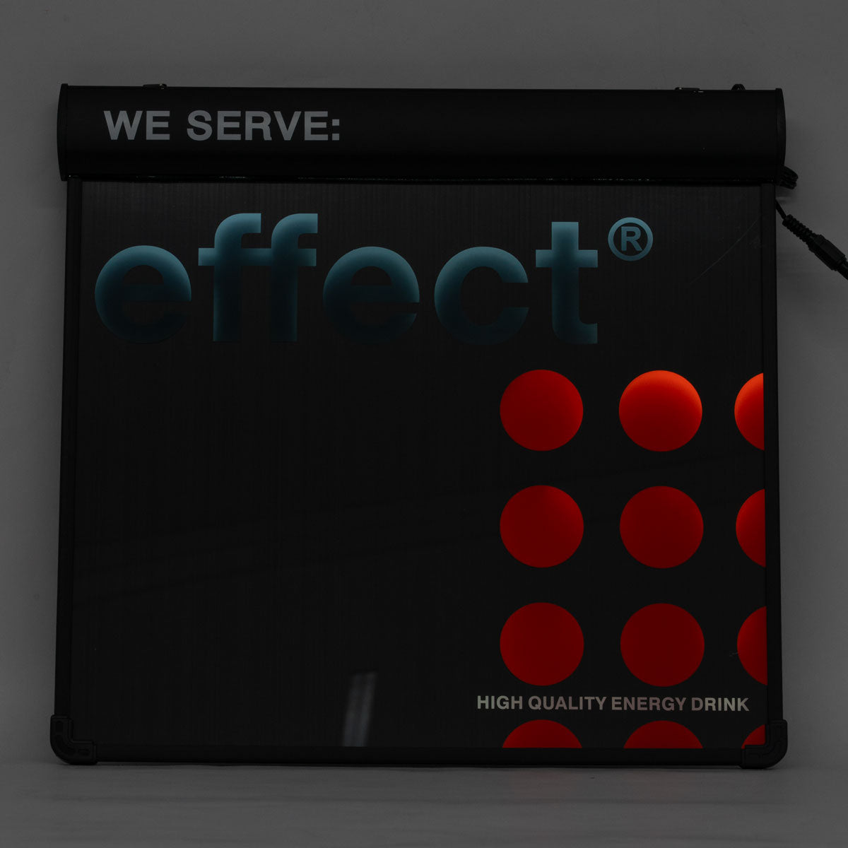 Effet enseigne lumineuse Présentoir suspendu LED Luminated Board Wallsign Bardeko Décoration murale – Vue 3