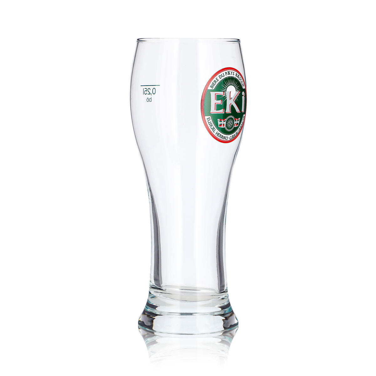 Verre à bière Eki 0,25 l – Bières des Basques – Coupe Durobor – Vue 3