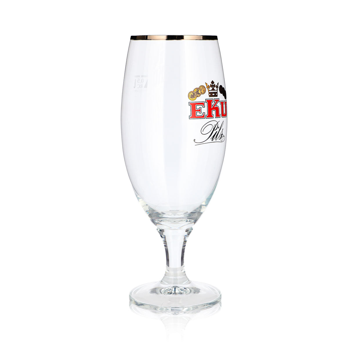 Verre à bière Eku 0,5 l, forme coupe, Pils, bord platine, Ritzenhoff – Vue 3