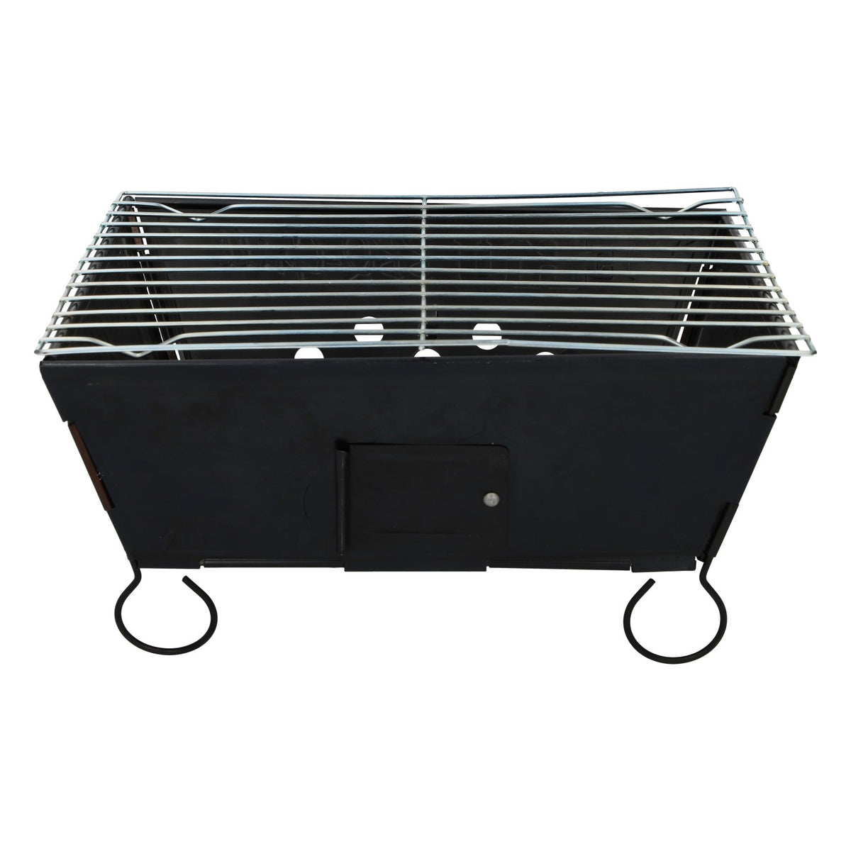 Barbecue Eku Bier Grill Compact, pliable, mobile, noir, en métal, pour le camping – Vue 2