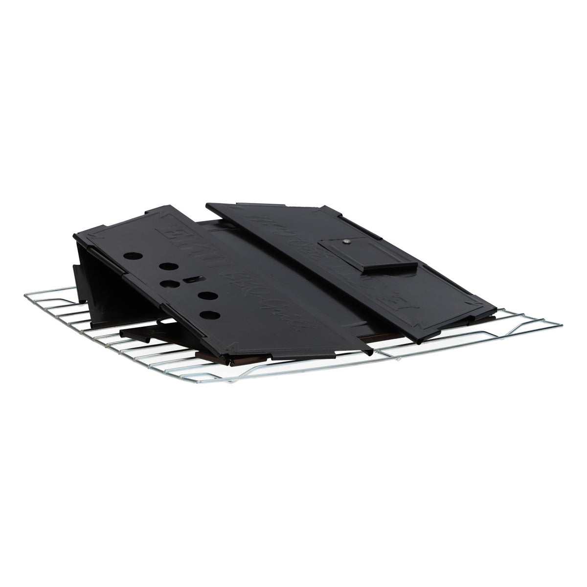 Barbecue Eku Bier Grill Compact, pliable, mobile, noir, en métal, pour le camping – Vue 5