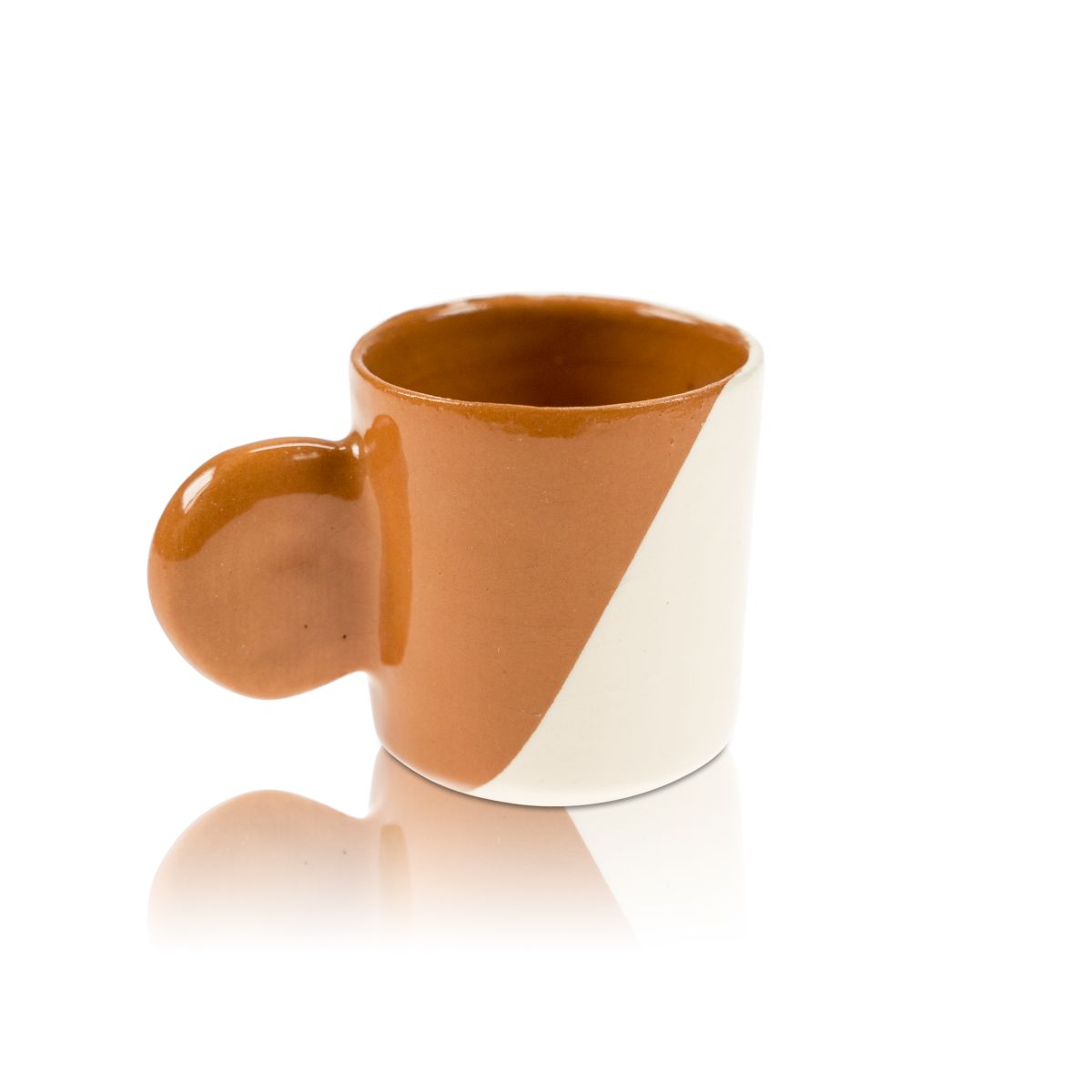 Ensemble tasse et soucoupe Eminente 75 ml Cup and Saucer Terracotta C6 Espresso Cafe – Vue 2