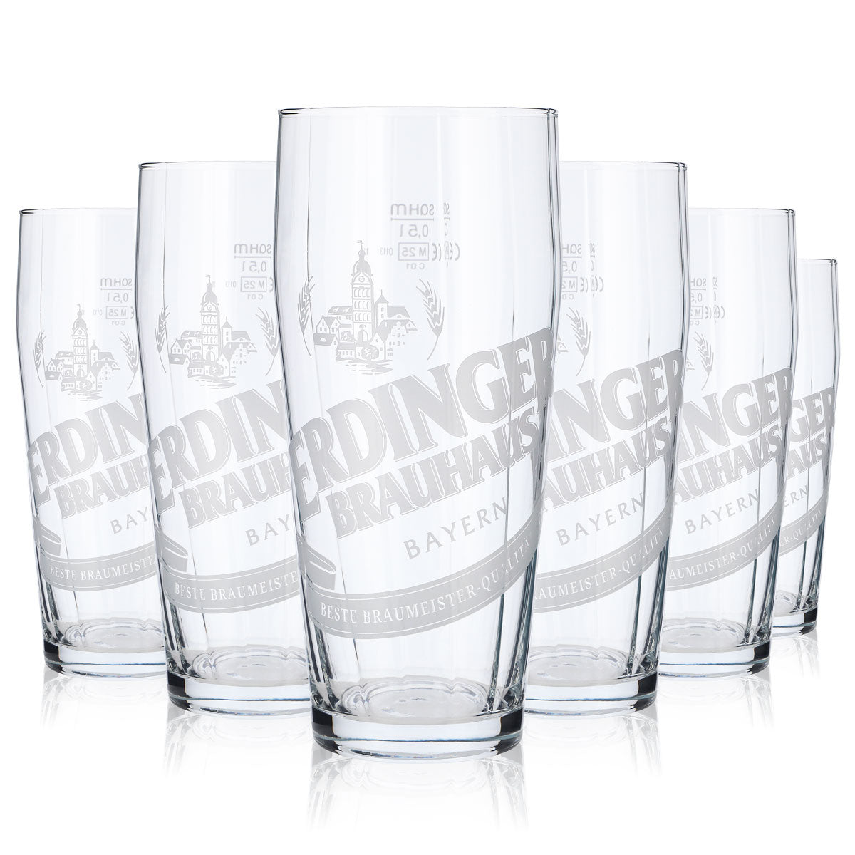 Lot Erdinger Bier Bar II comprenant 12 verres à bière 0,5 l/0,3 l et 100 sous-verres – Vue 3