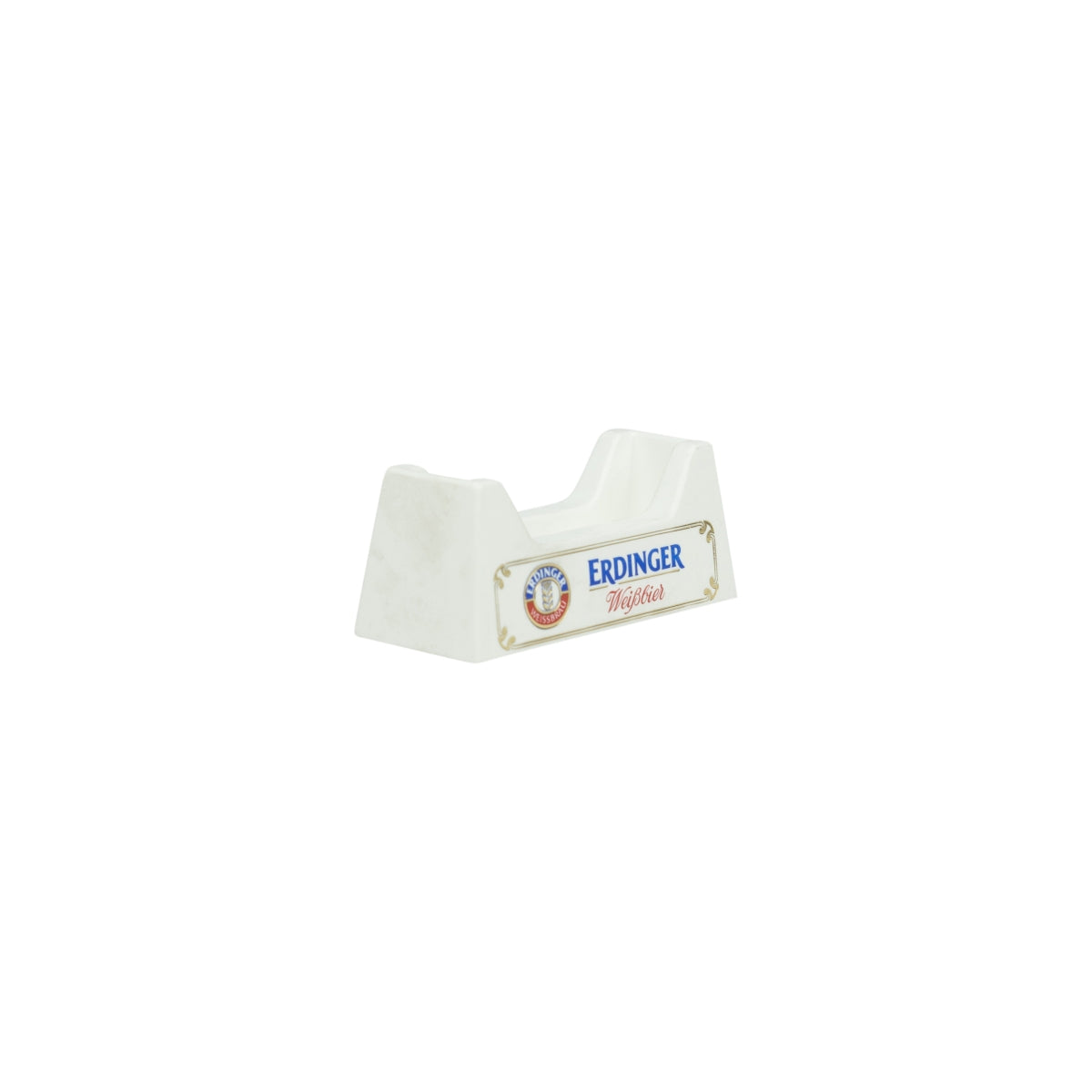Porte-sous-verres Erdinger Bier blanc pour 10 sous-verres Support blanc rétro Bar – Vue 2