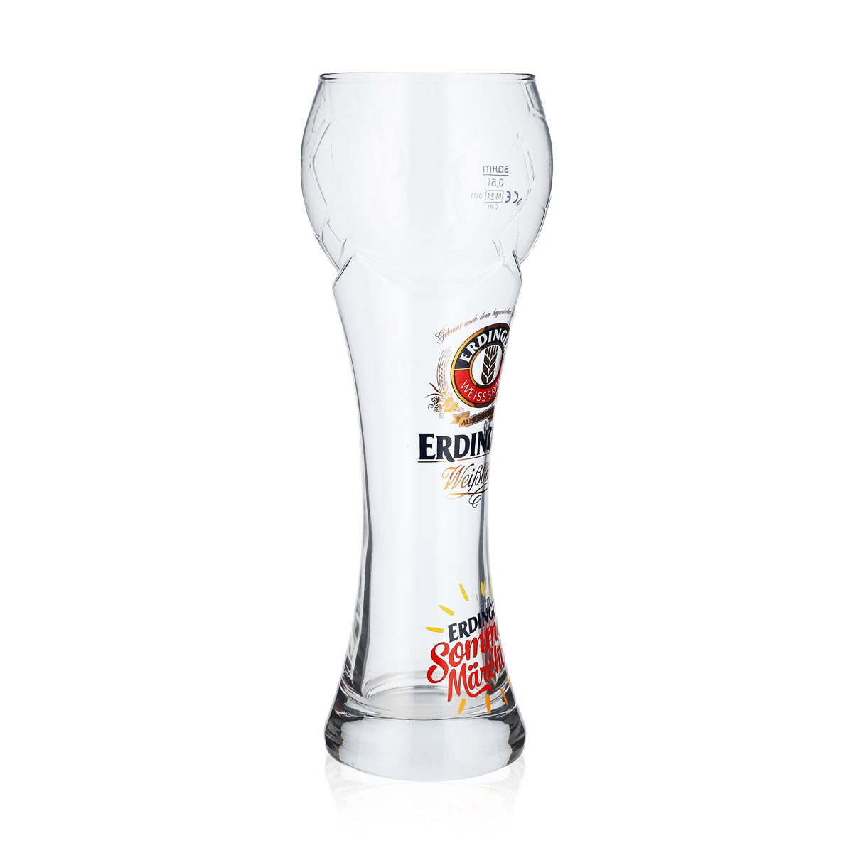 Verre à bière Erdinger Weissbräu 0,5 l Sommer Märchen Coupe de football Sahm – Vue 2