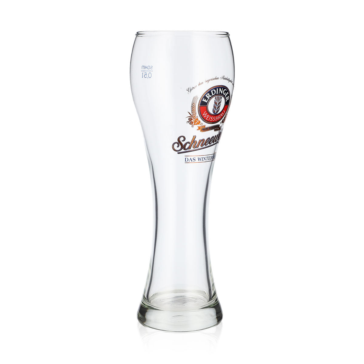 Verre à bière Erdinger Weissbräu 0,5 l, verre à bière blanche « Schneeweiße », la bière d'hiver « Sahm » – Vue 2