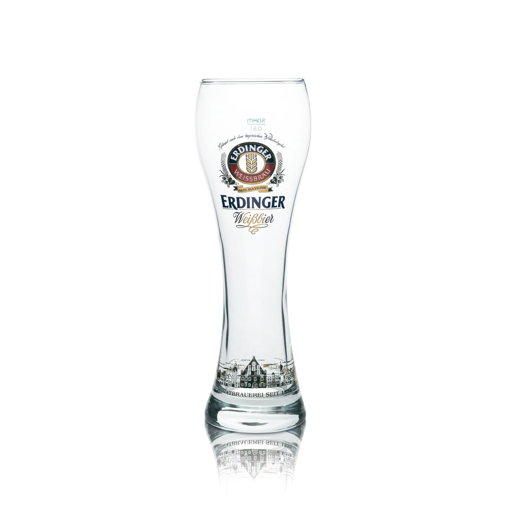 Verre Erdinger Weissbräu 0,5 l bière blanche levure de blé verres 130e anniversaire