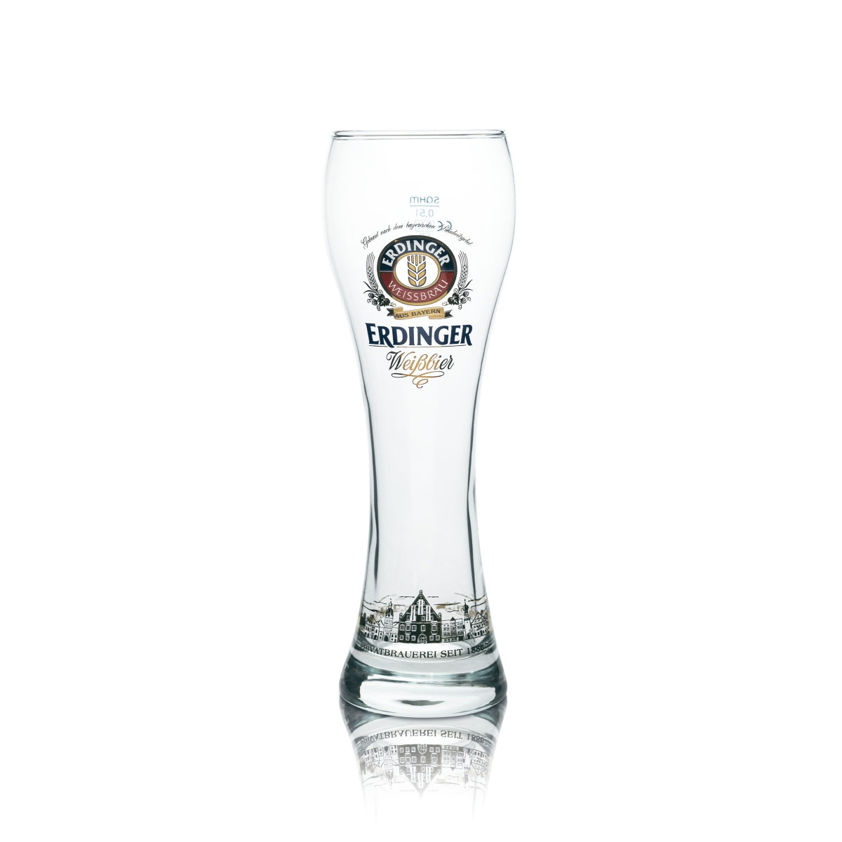 Verre Erdinger Weissbräu 0,5 l bière blanche levure de blé verres 130e anniversaire