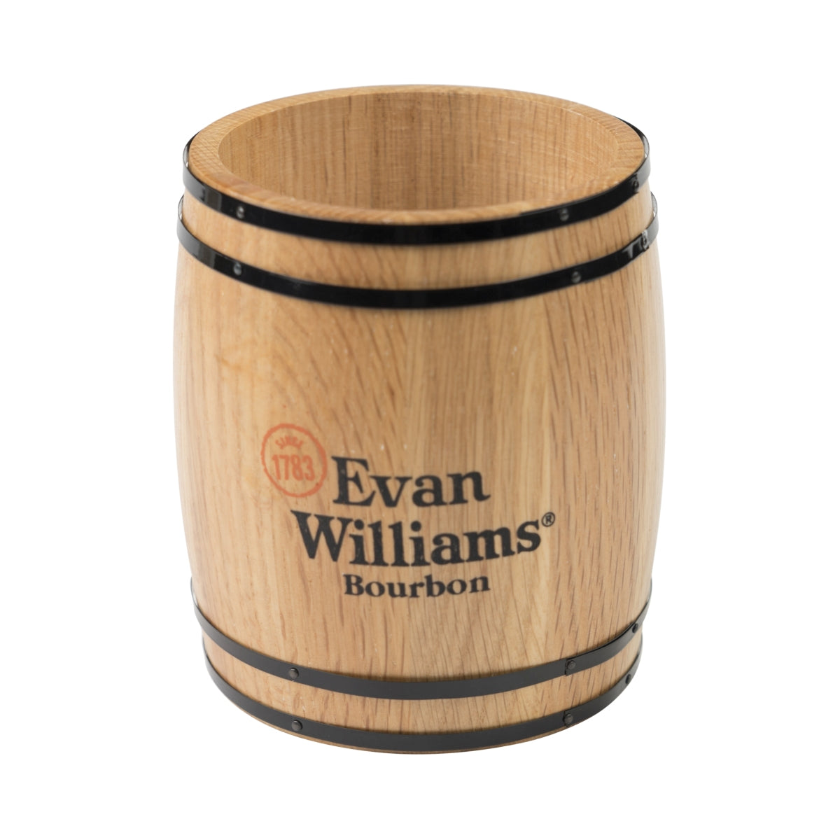 Evan Williams Whisky Set de couverts Baril Marron Bois Gastro Support Table Butler – Vue 2