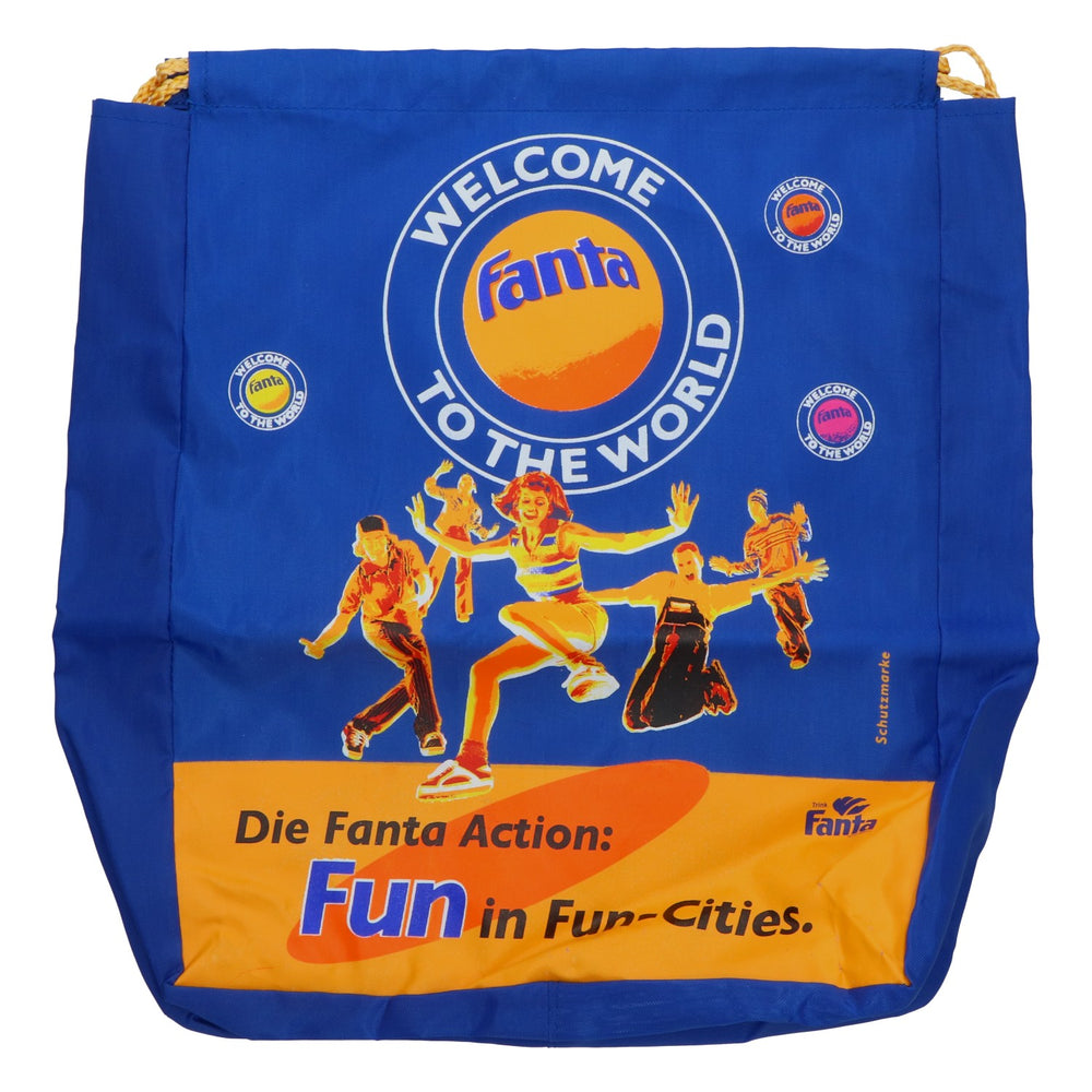 Sac Fanta bleu Coca-Cola, sac de sport, sac de gym, style rétro, amusant, pour collectionneurs