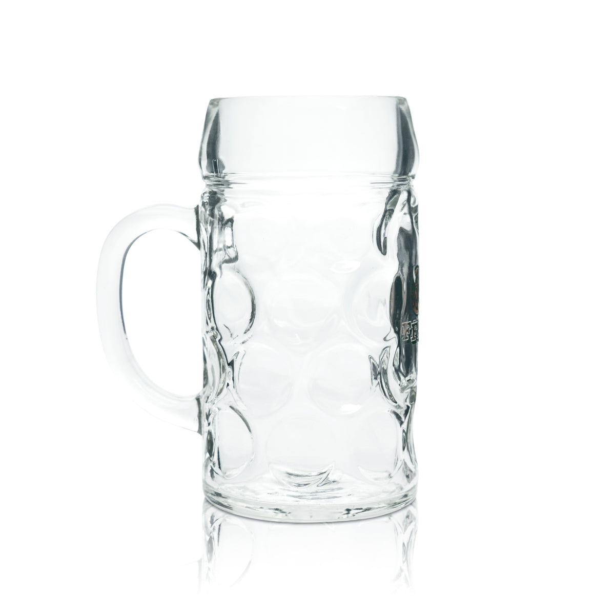 Verre à bière Faxe 1 l, chope à mesurer, verres Seidel, Danemark, Viking Gastro, verre vert – Vue 2