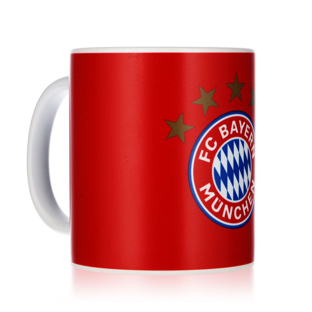 Produits dérivés du FC Bayern - Divers - Tasse à café en verre 0,35 l avec le logo du FC Bayern Munich