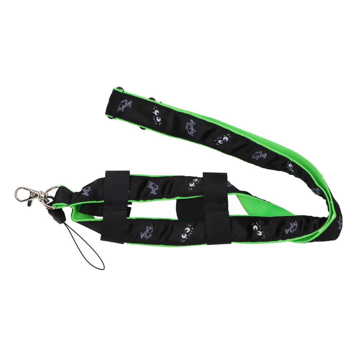 Porte-clés Feigling Liqueur Lanière  Noir/Vert