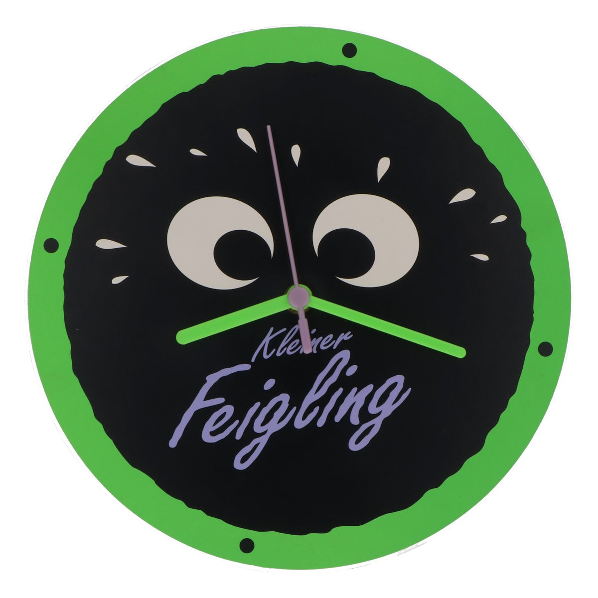 Feigling Liqueur Horloge murale noir-vert « Kleiner Feigling »