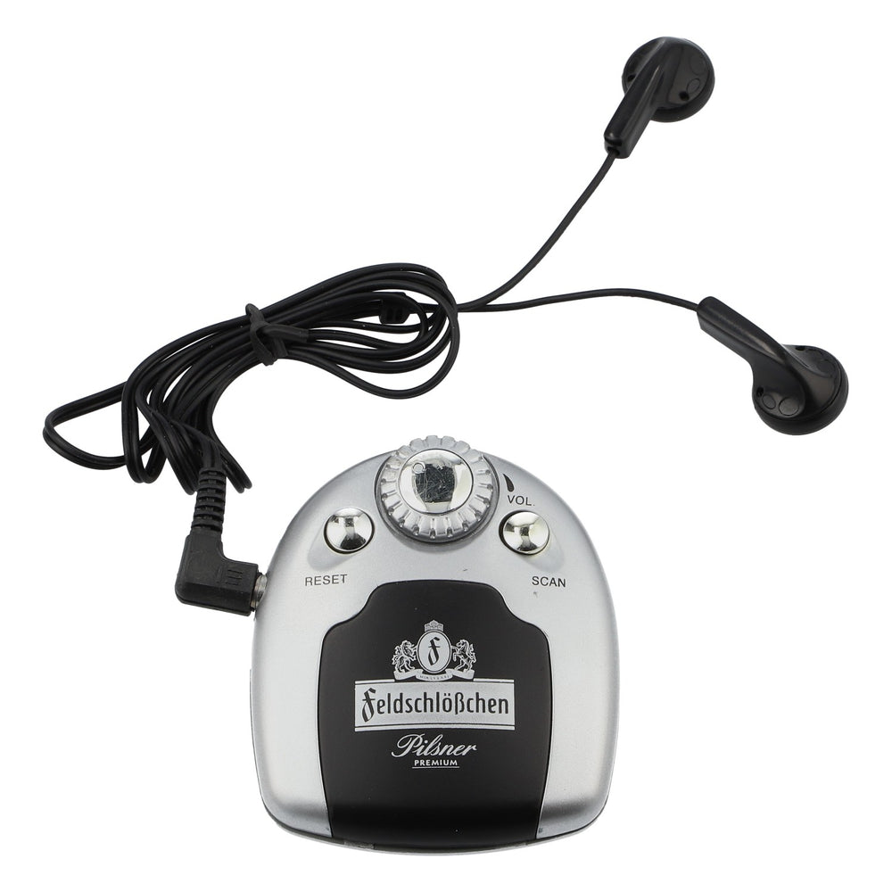 Radio Feldschlößchen Bier Scan avec casque Radio comme autrefois