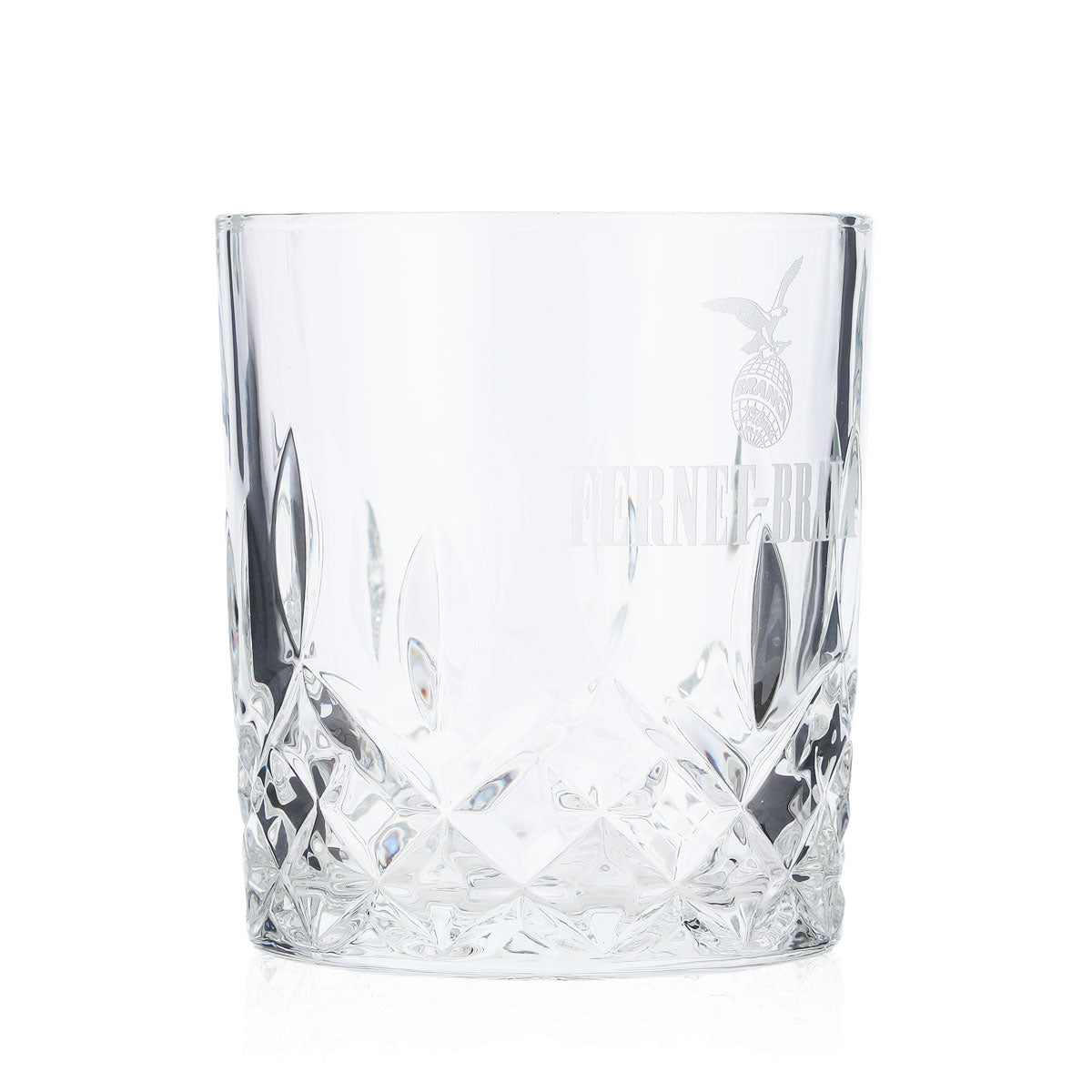 Lot de 6 verres Fernet Branca – Verres à pied de 0,24 l avec relief en cristal, pour le Fernet-Tonic, les digestifs et les cocktails – Vue 5