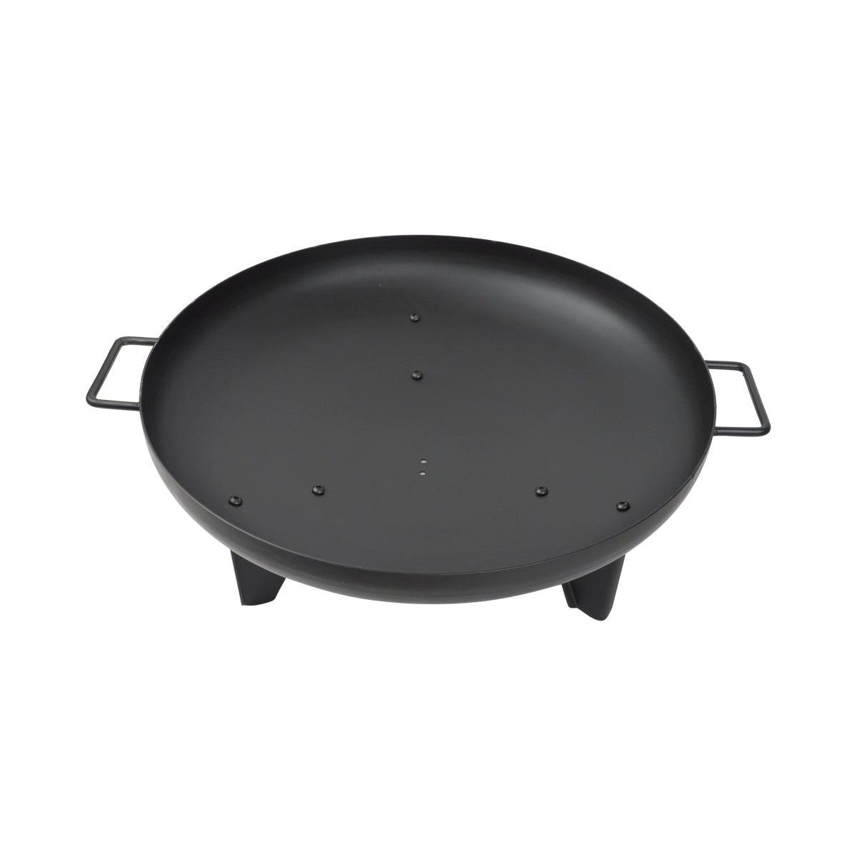 Brasero 60 cm Foyer extérieur Bac à feu Jardin Acier brut Cheminée Feu – Vue 4