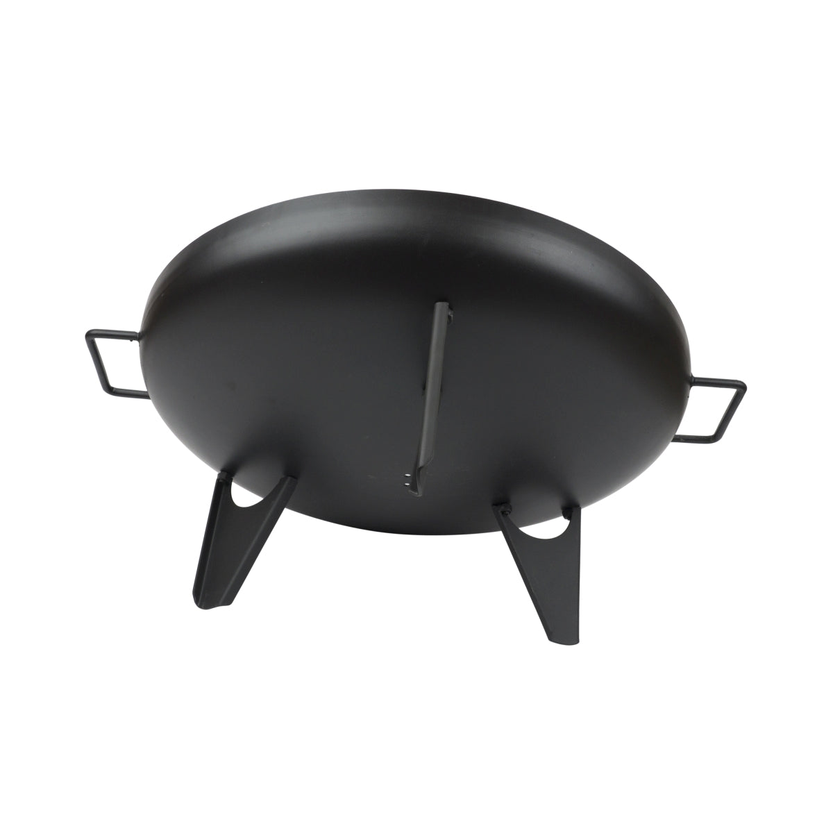 Brasero 60 cm Foyer extérieur Bac à feu Jardin Acier brut Cheminée Feu – Vue 5
