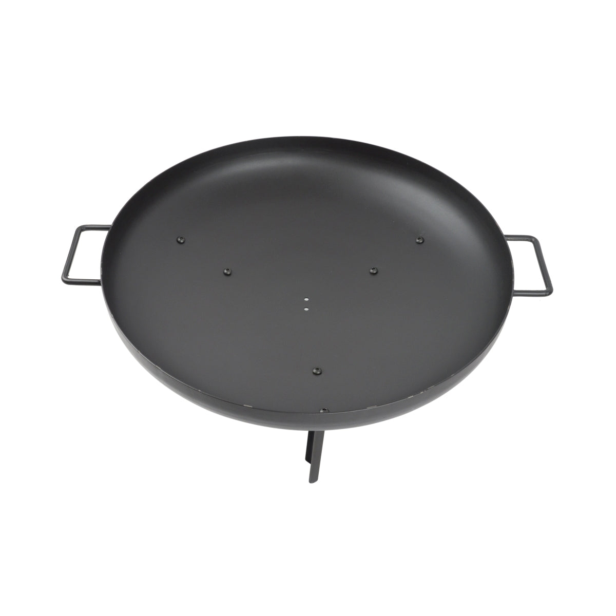 Brasero 60 cm Foyer extérieur Bac à feu Jardin Acier brut Cheminée Feu – Vue 6