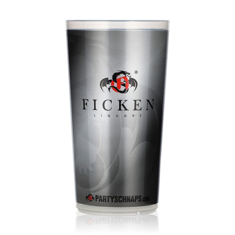 Verres à liqueur en plastique 200 ml - 300 ml, noir et gris
