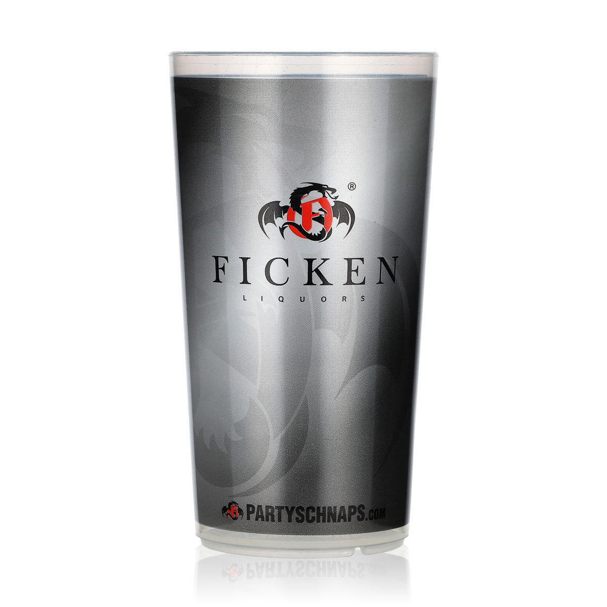 Verres à liqueur en plastique 200 ml - 300 ml, noir et gris